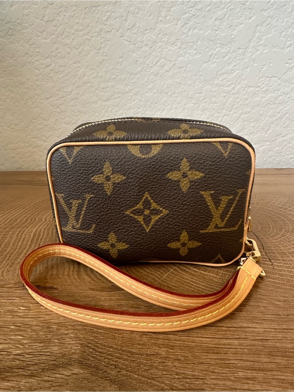 Louis Vuitton Monogram Canvas Wapity Pouch with Clip Strap
